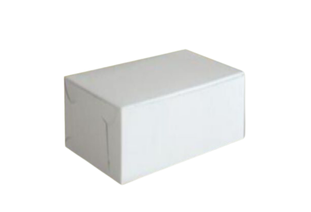 5.5" x 2.6" x 1.75" White Cake Box