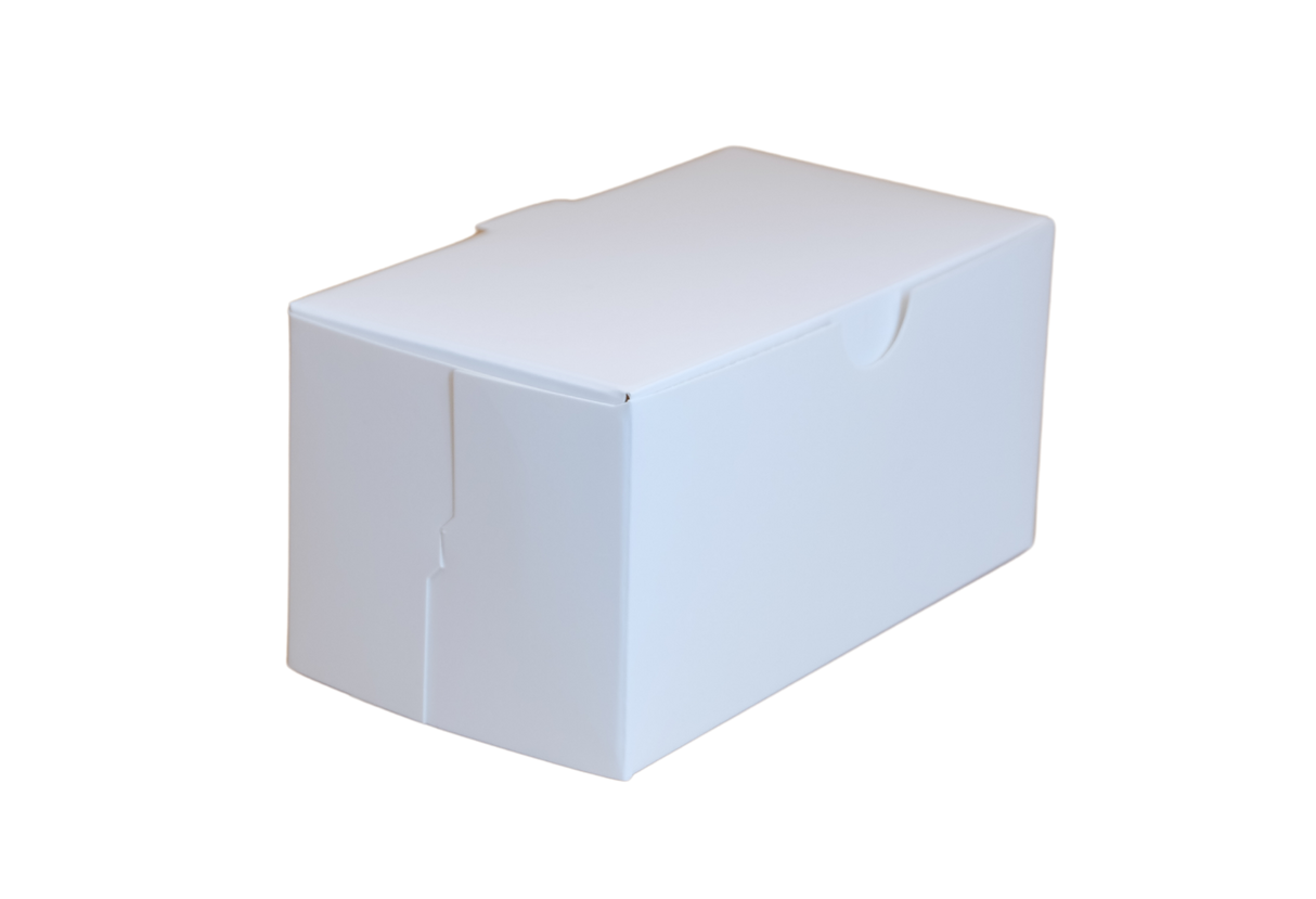 8" x 4" x 3.5" White Cake Box