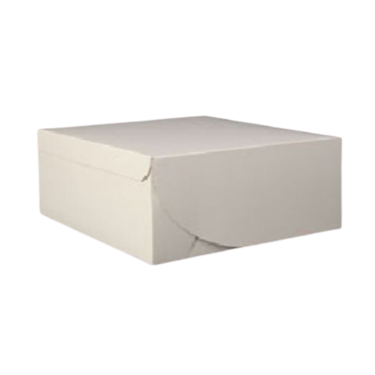 12" x 12" x 4" White Cake Box