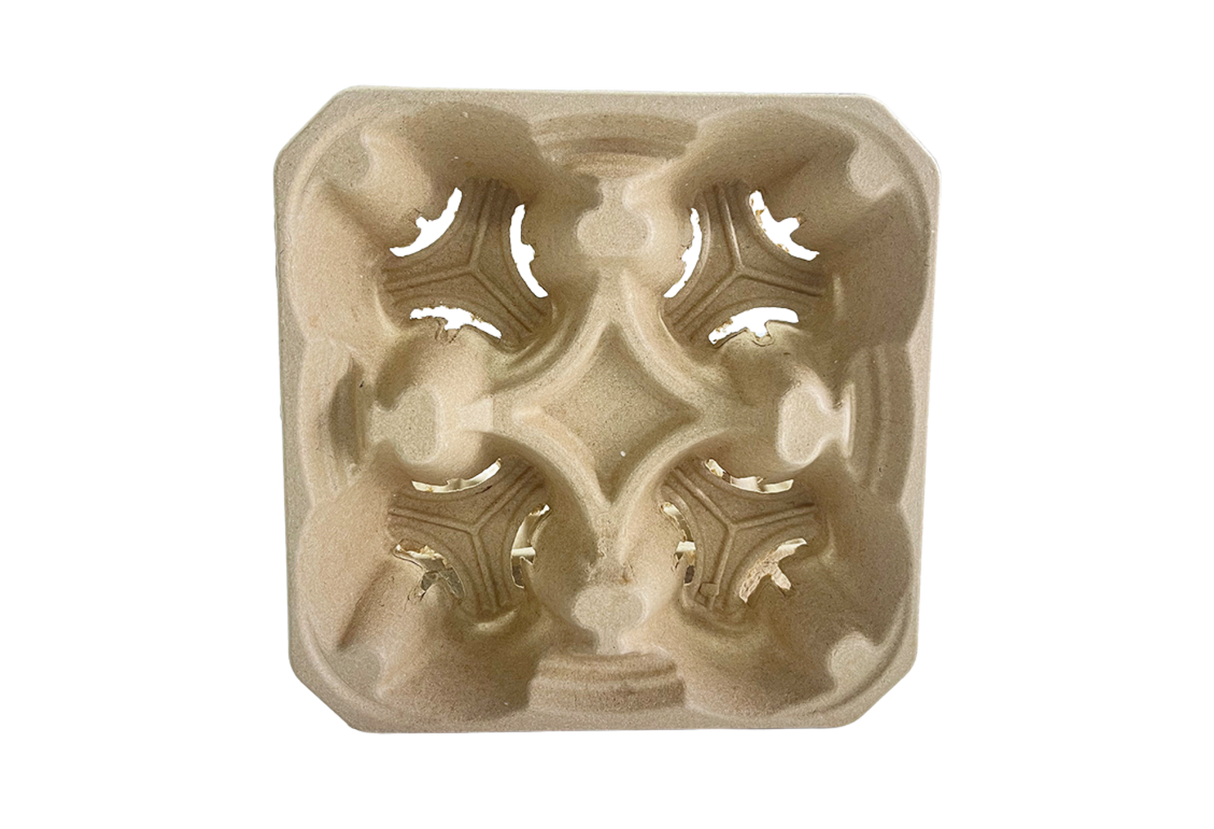 4-Cup Carry Tray for 8 to 32 oz cups