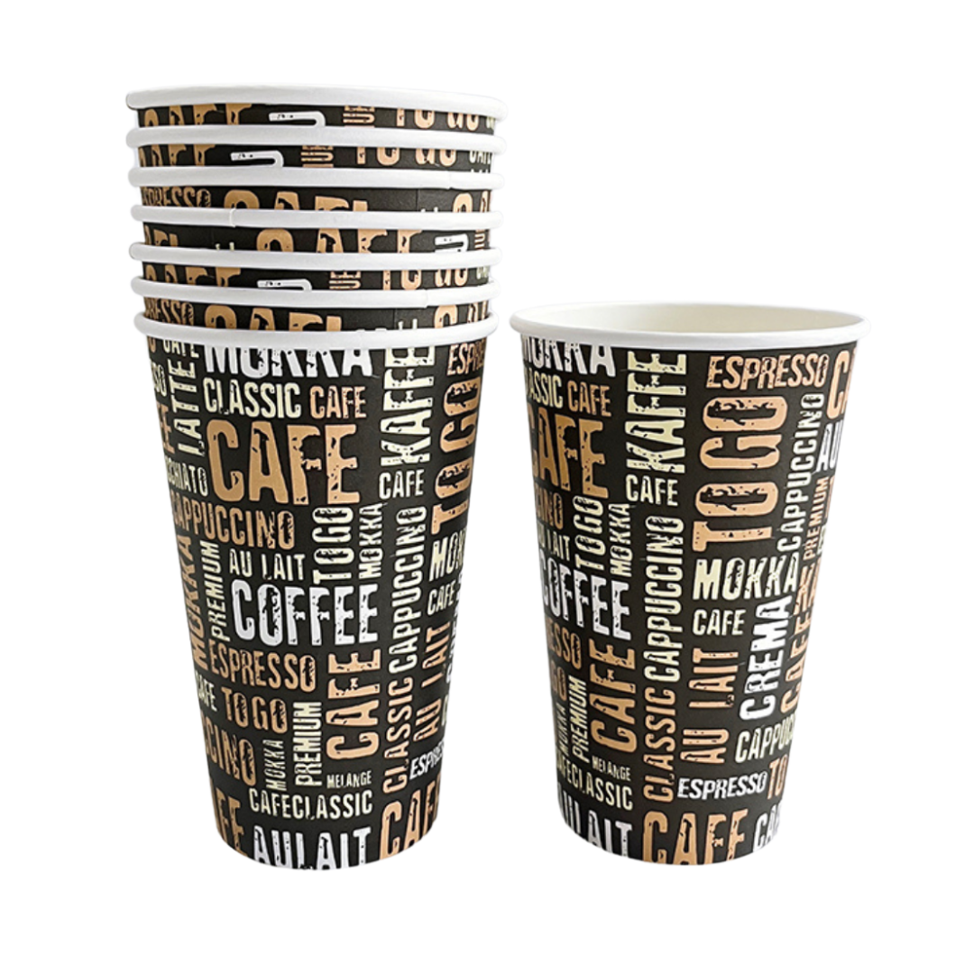 16 oz Printed Hot Paper Cups