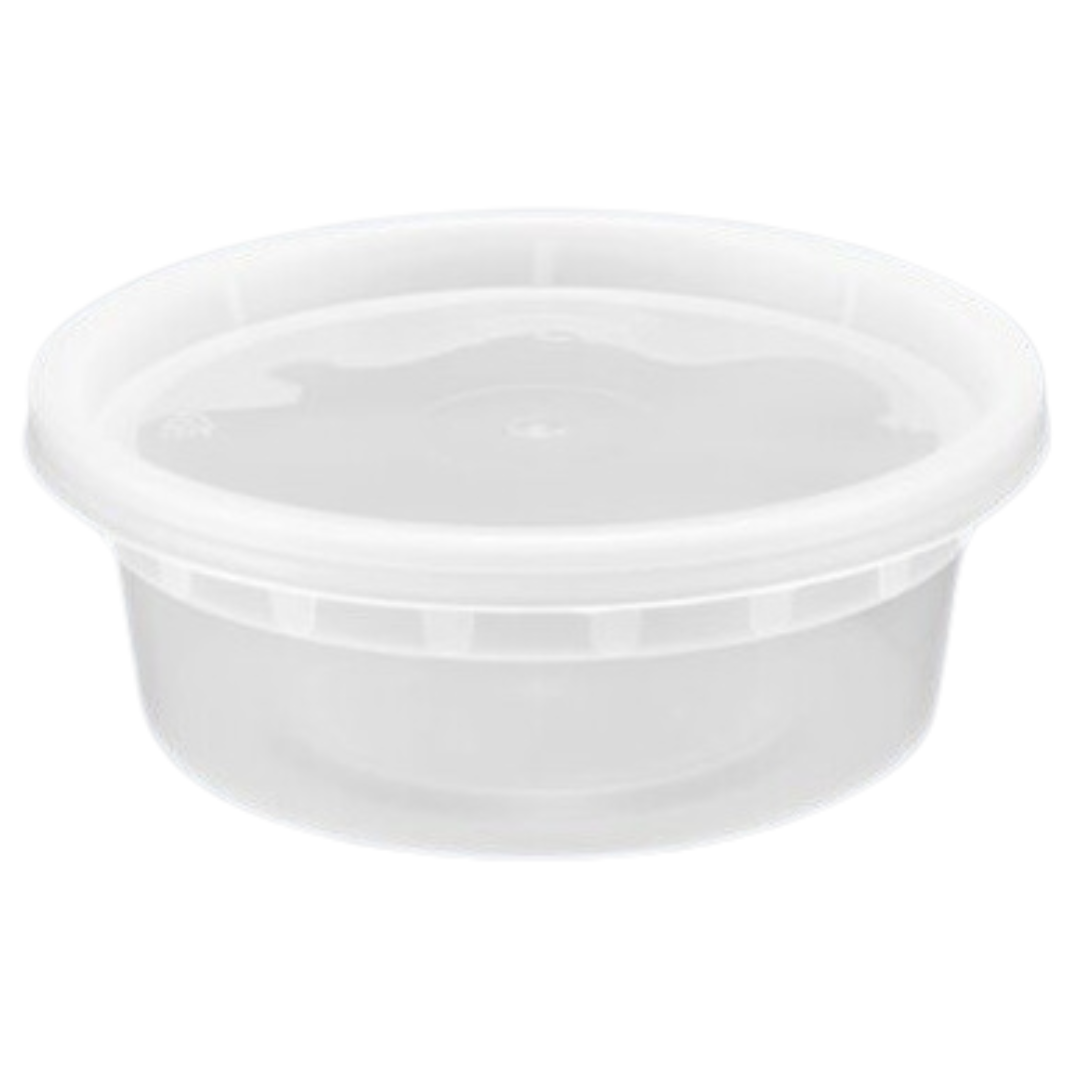 8 oz, 117/98 x 44 mm Round Deli Container