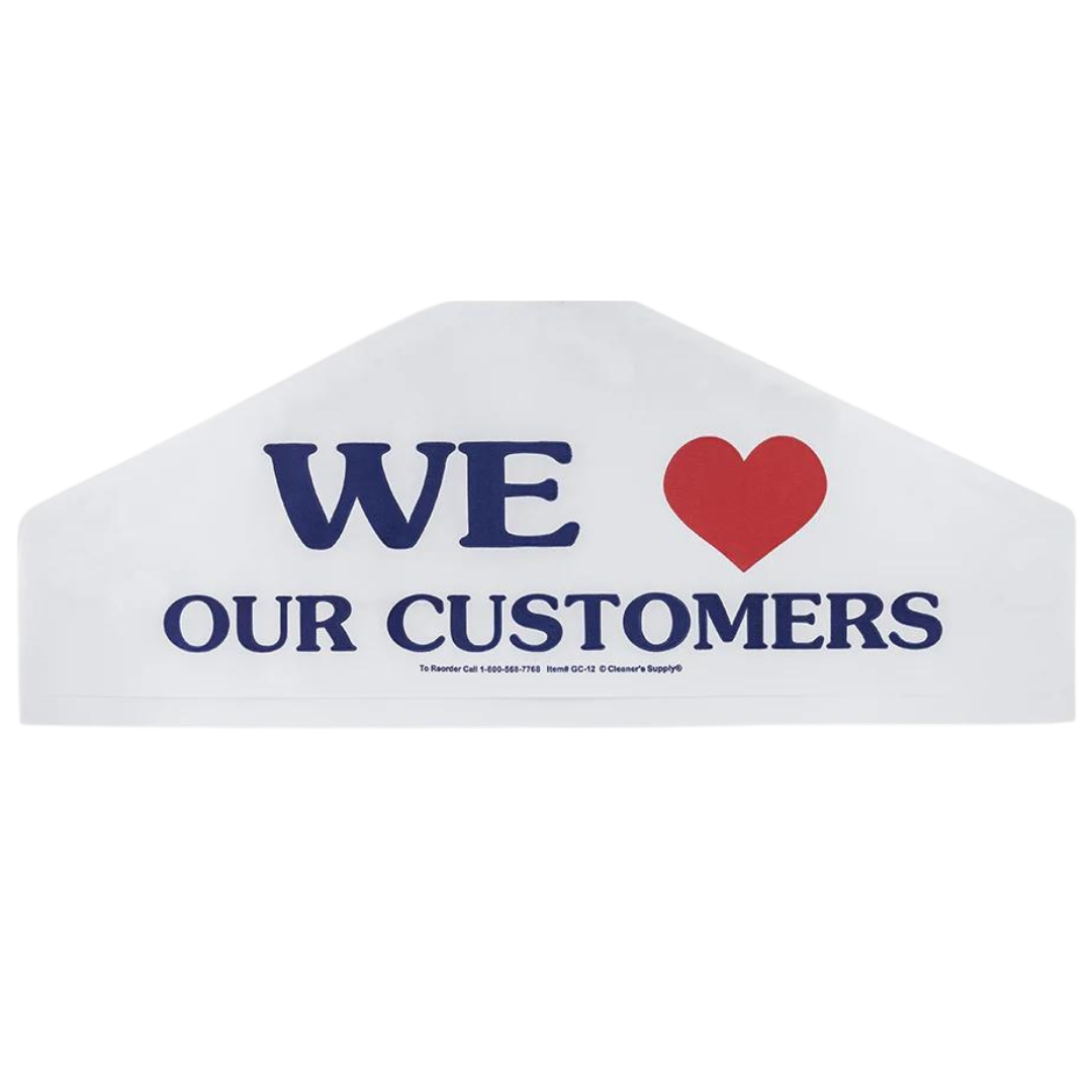 20" Printed "We Love" Back Fold Garment Cover