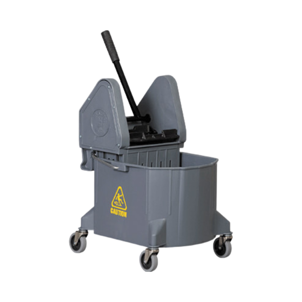 Marino Grey 32QT Downpress Bucket and Wringer