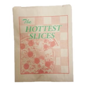 11" x 16" x 3.7" Stock Print Pizza Slice Bag