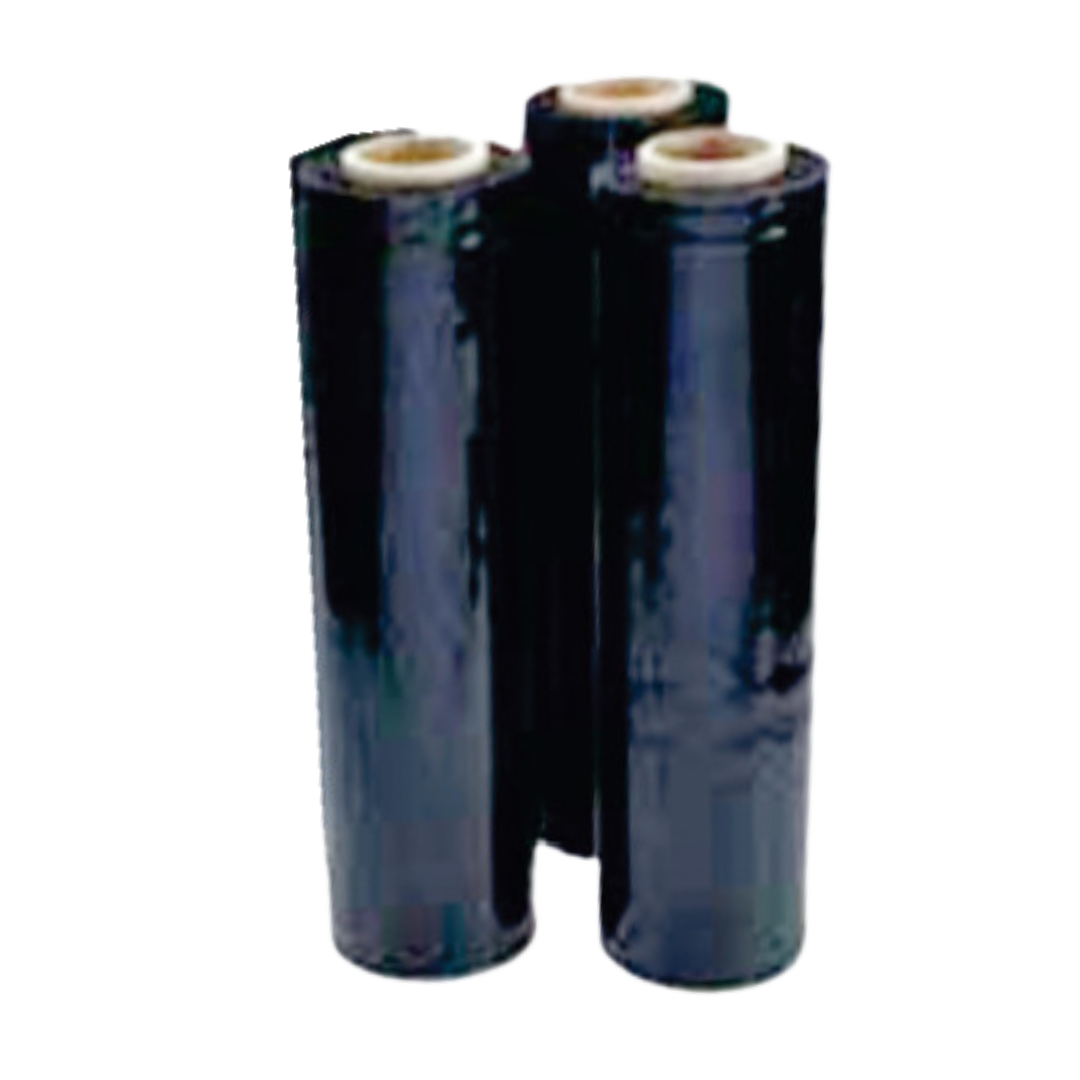 14" x 75GA x 1500' Black Pallet Wrap