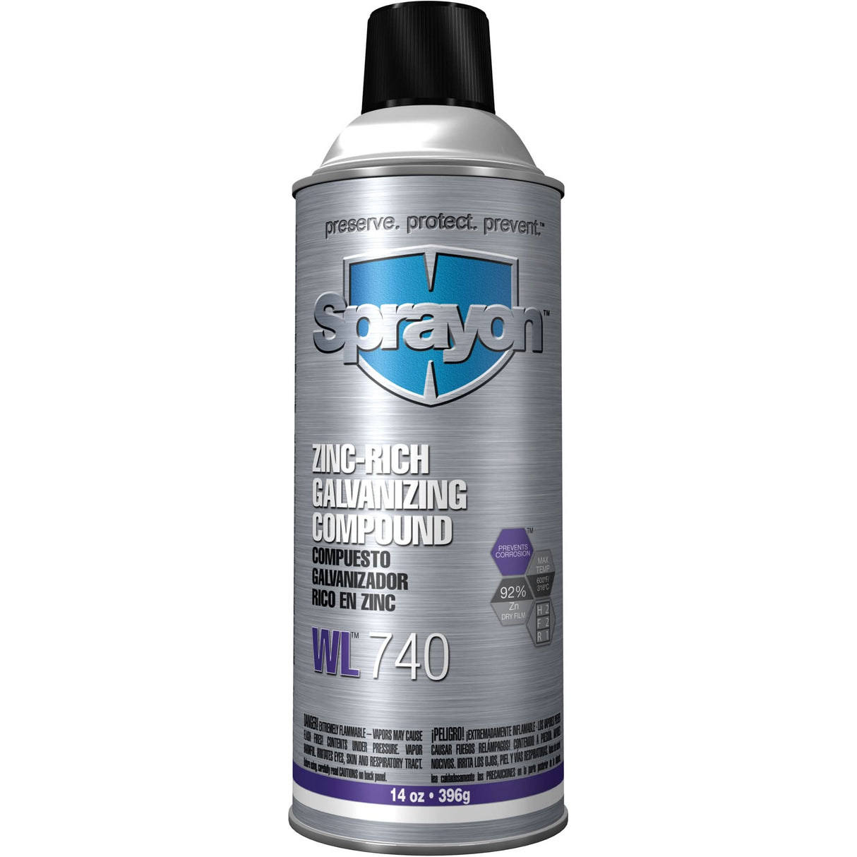WL740 Zinc-Rich Galvanizing Compound, Aerosol Can