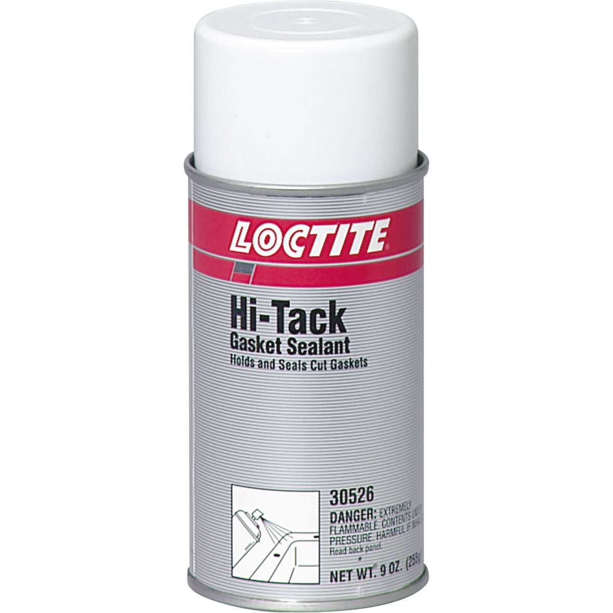 Hi-Tack Gasket Sealant, Aerosol Can, Red