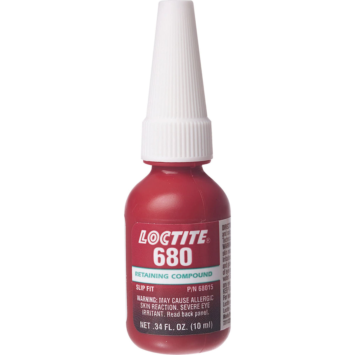 680™ High Strenght/High Viscosity Retaining Compounds, 10 ml, Bottle, Green
