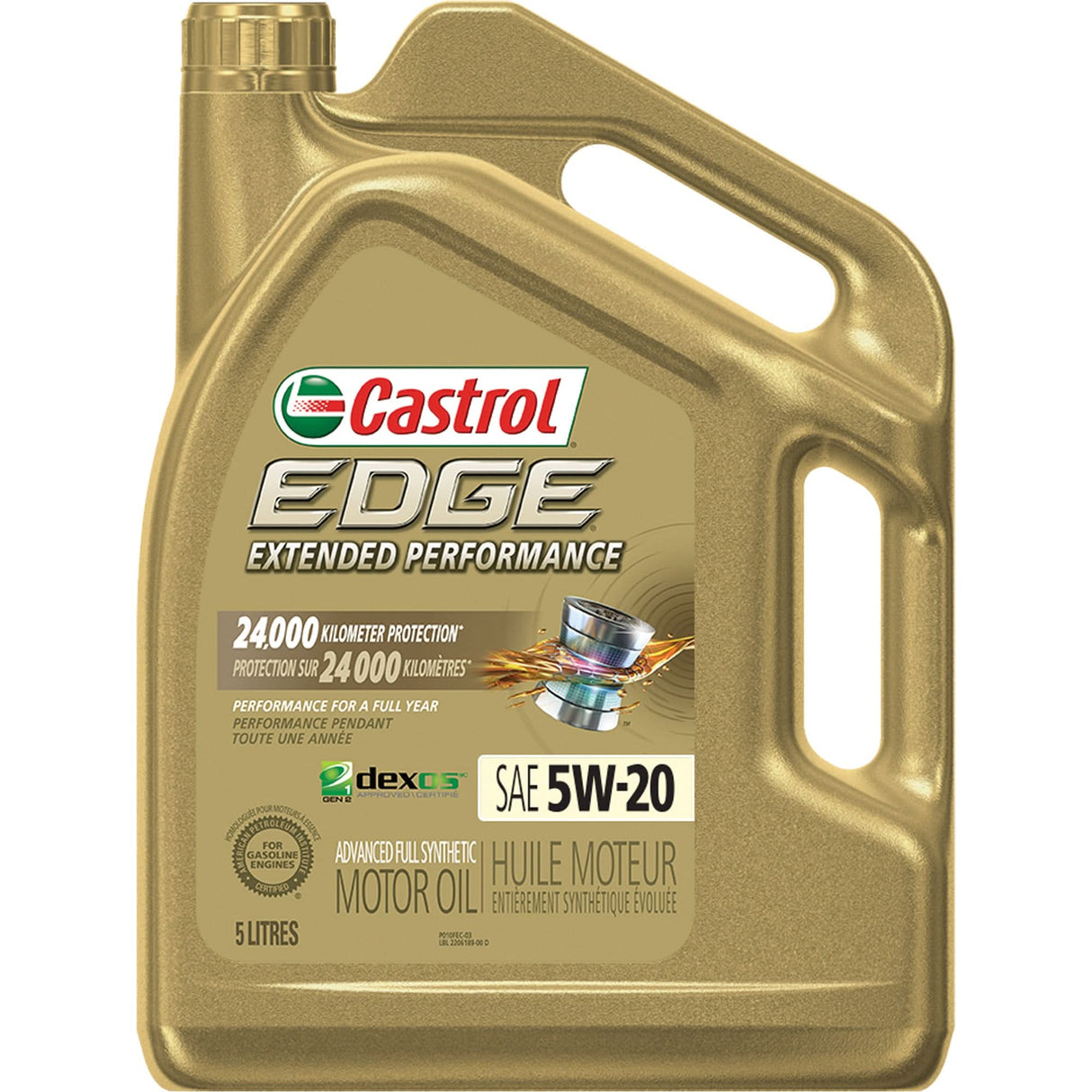 Edge® Extended Performance 5W-20 Motor Oil, 5 L, Jug