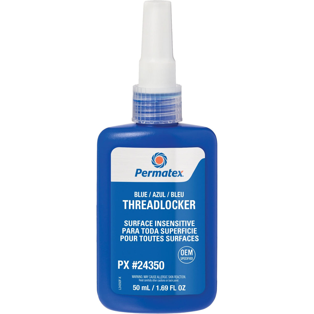 Surface Insensitive Threadlocker, Blue, High, 50 ml, Bottle