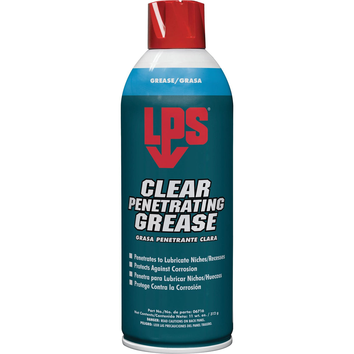 Clear Penetrating Grease, 11 oz., Aerosol Can
