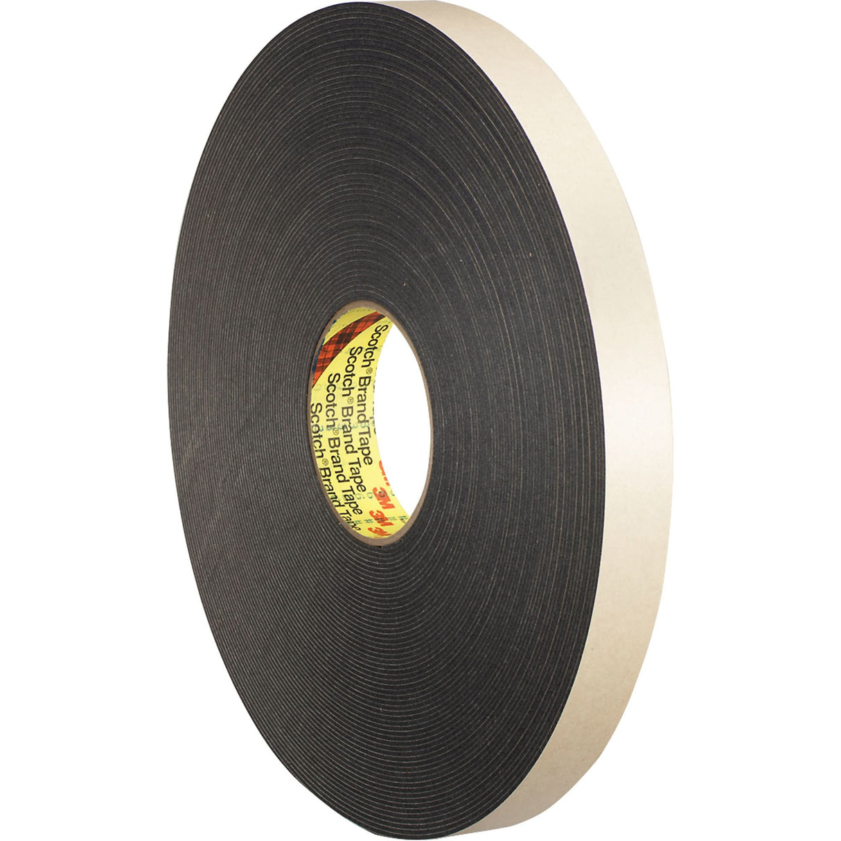 Double-Coated Foam Tape, 33 m (108') L x 18 mm (3/4") W, 62 mils, Polyethylene