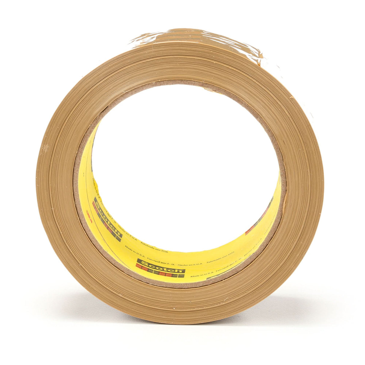 Scotch® Box Sealing Tape, Hot Melt Adhesive, 3.1 mils, 48 mm (2") x 50 m (164')