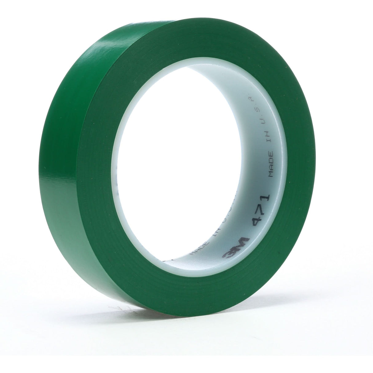 471 Vinyl Tape, 19 mm (3/4") W x 32.9 m (108') L, 5.2 mils, Green