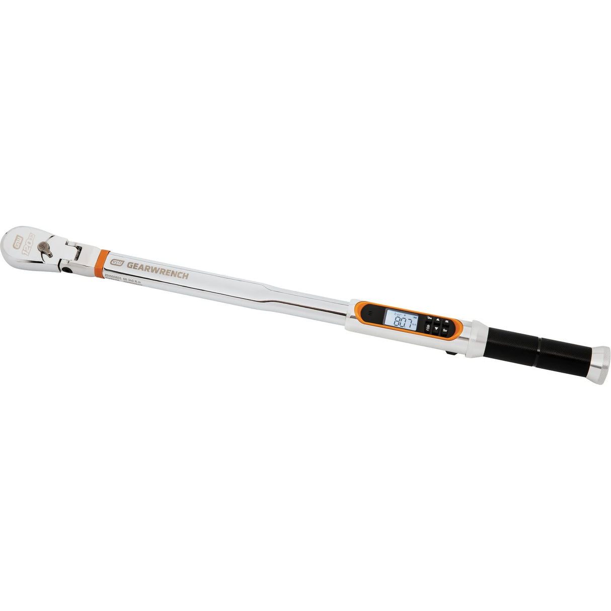 120XP™ Flex Head Torque Wrench with Angle, Electronic, 1/2" Square Drive, 25 - 250 ft-lbs./301 - 3010 in-lbs.