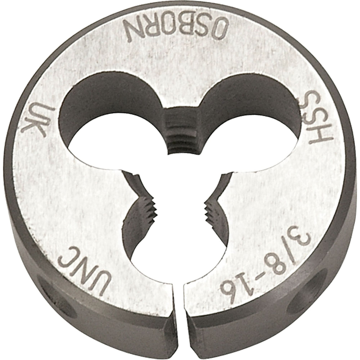 Split Circular Die, 10-24 Thread, High Speed Steel