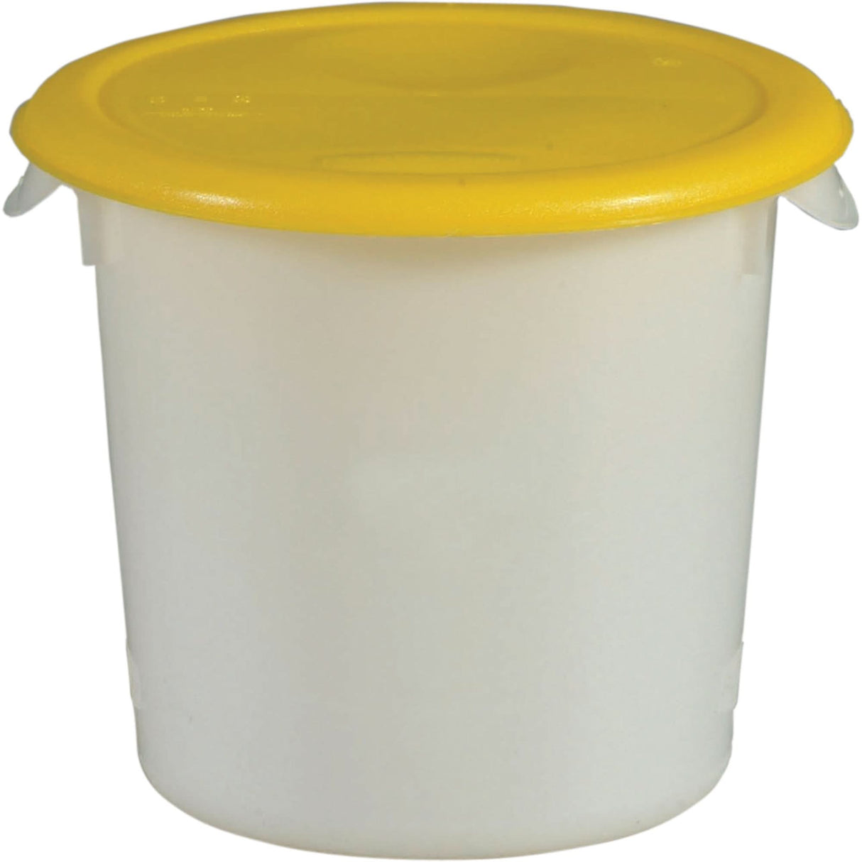 Round Storage Containers, 7-4/5" H x 8-1/2" D, 3.79 L Capacity, White