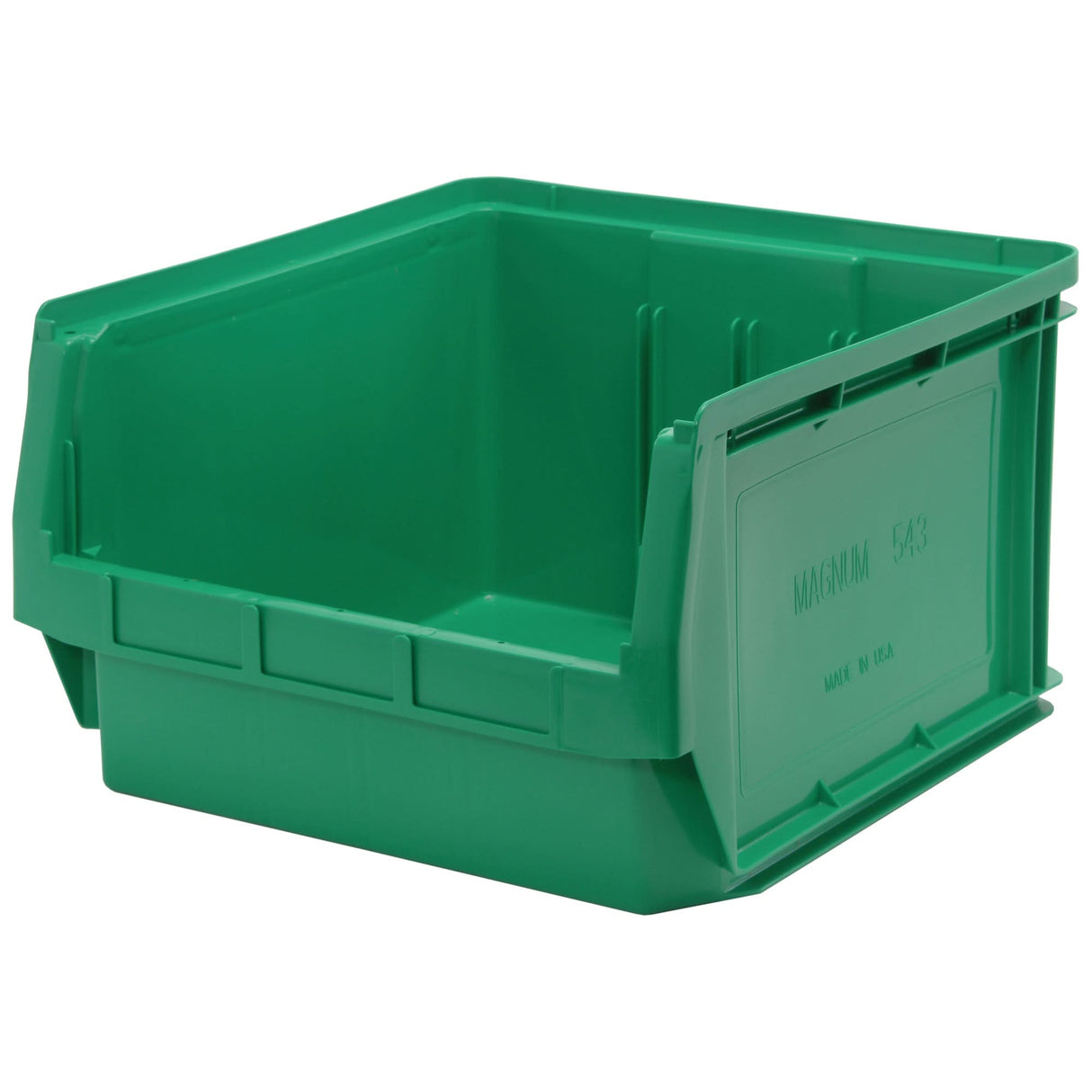 Giant Stacking Containers, 18.375" W x 19.75" D x 11.875" H, Green