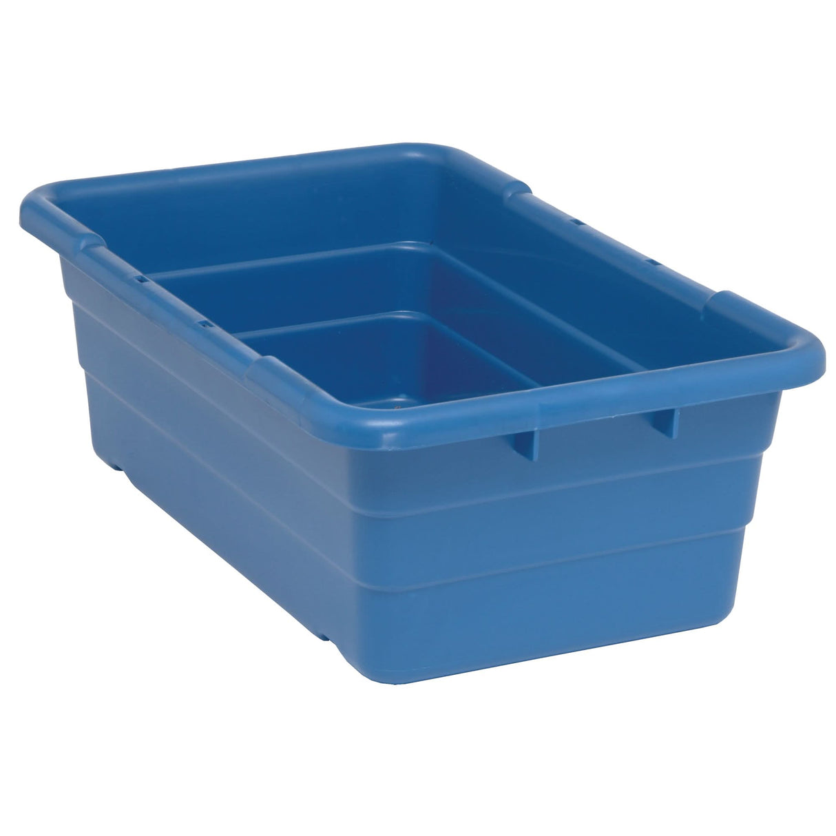 Cross Stack Bins, 16" W x 25.125" D x 8.5" H, Blue