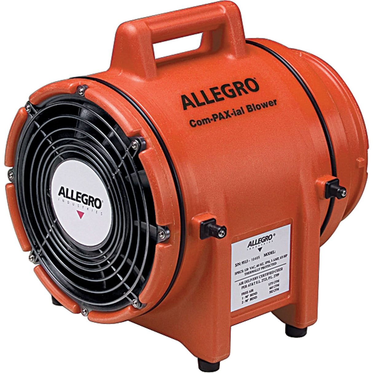 8" DC Axial Blowers, 1/4 HP, 816 CFM