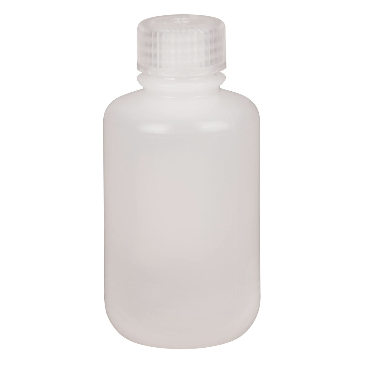 Narrow-Mouth Bottles, Round, 4 oz., Plastic