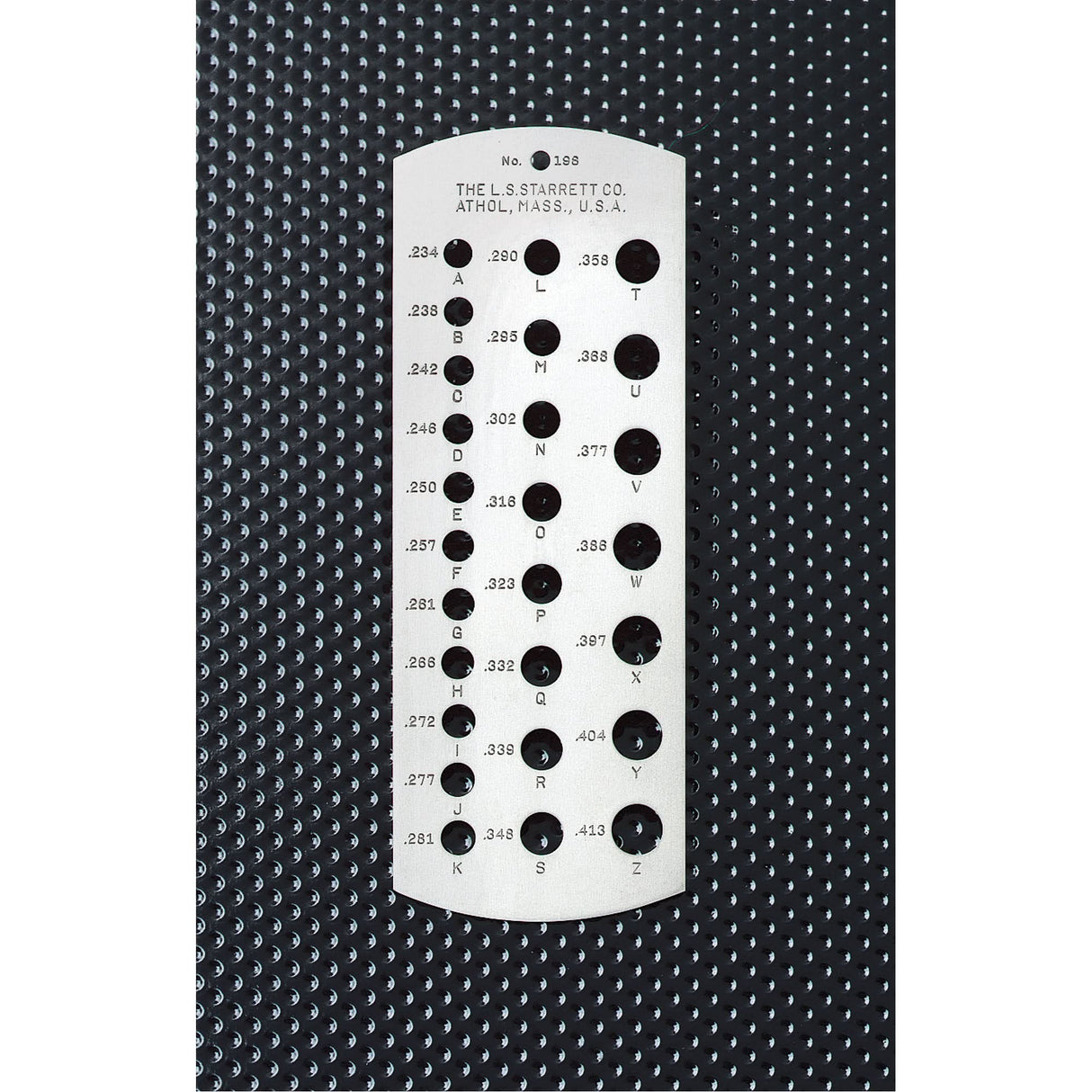 Standard Letter Size Drill Gauges