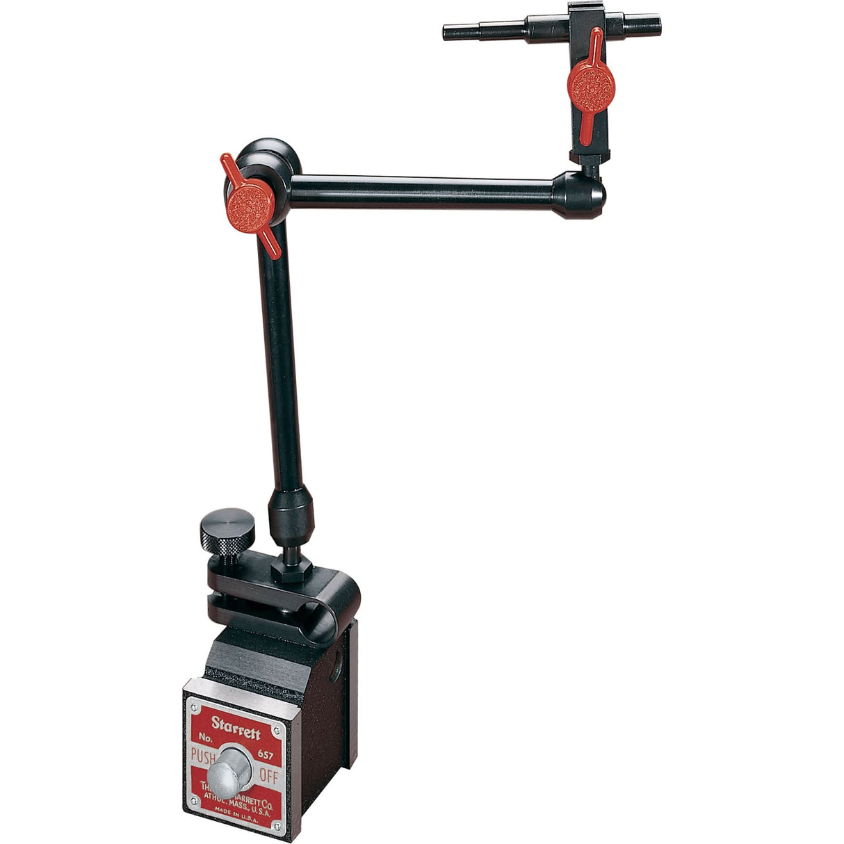 Magnetic Base Universal Indicator Holders with Triple-Jointed Arm & Fine-Adjustment