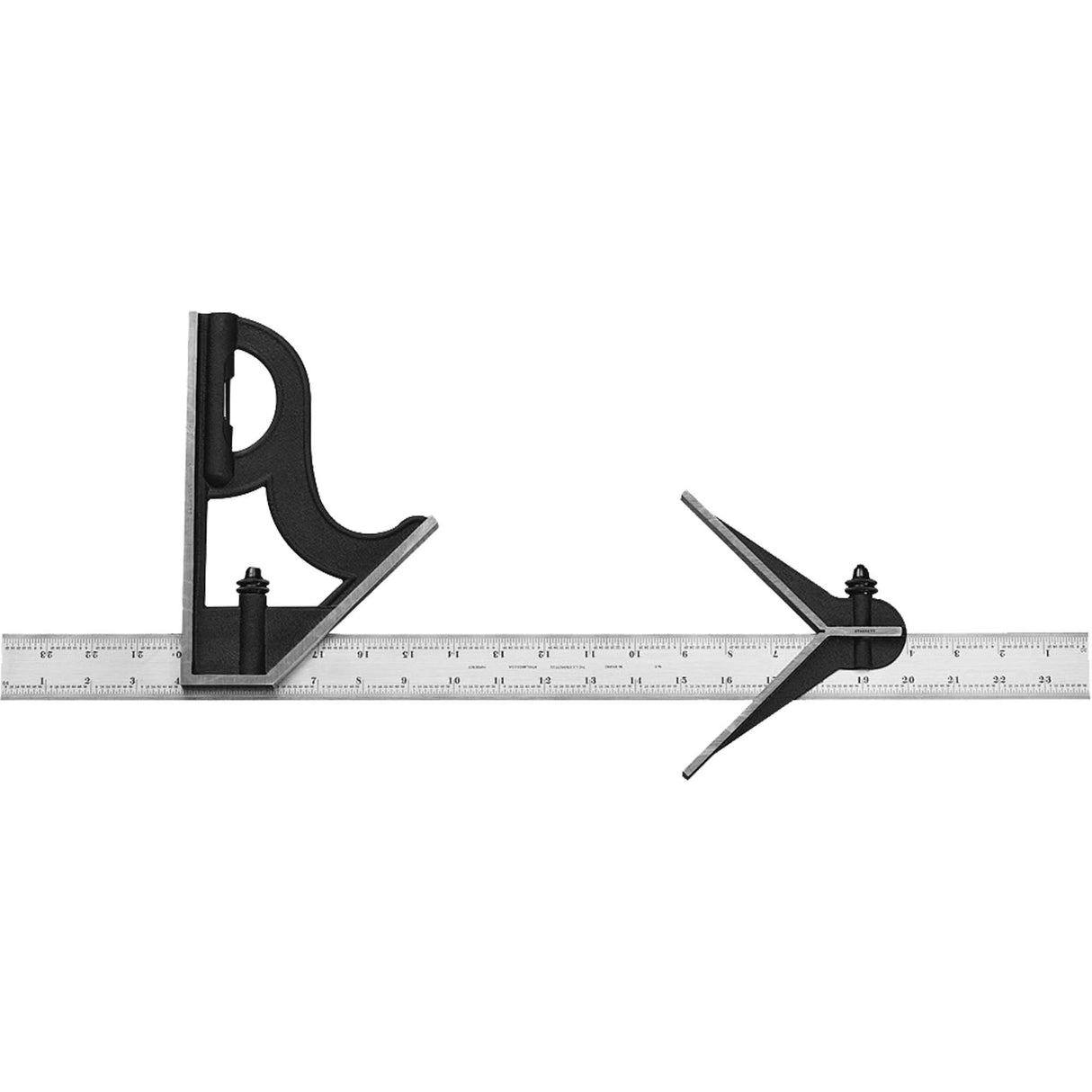 Combination Square with Square Head, 24" L, Steel