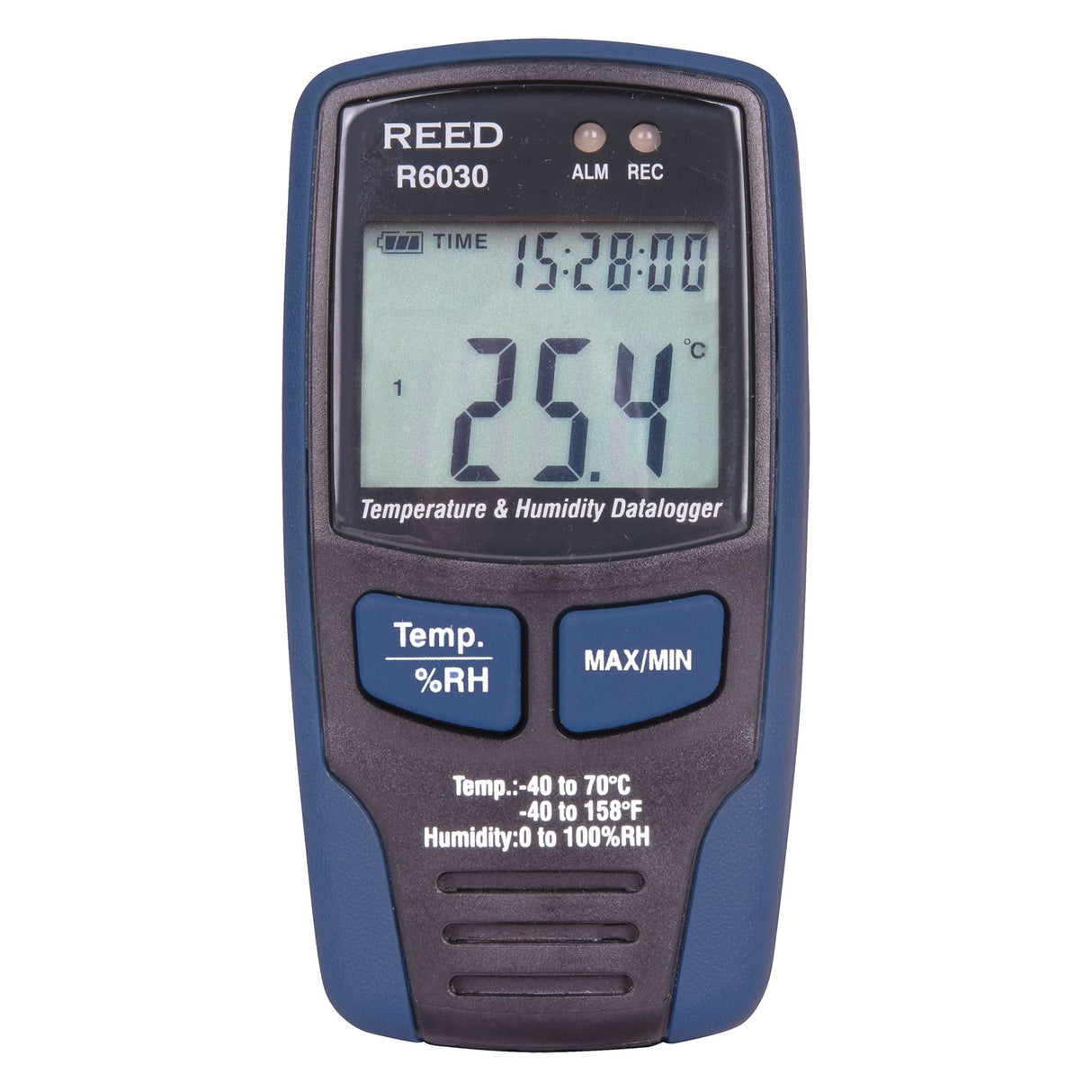 Temp/RH Data Loggers, 40°C to 70°C (-40°F to 158°F)