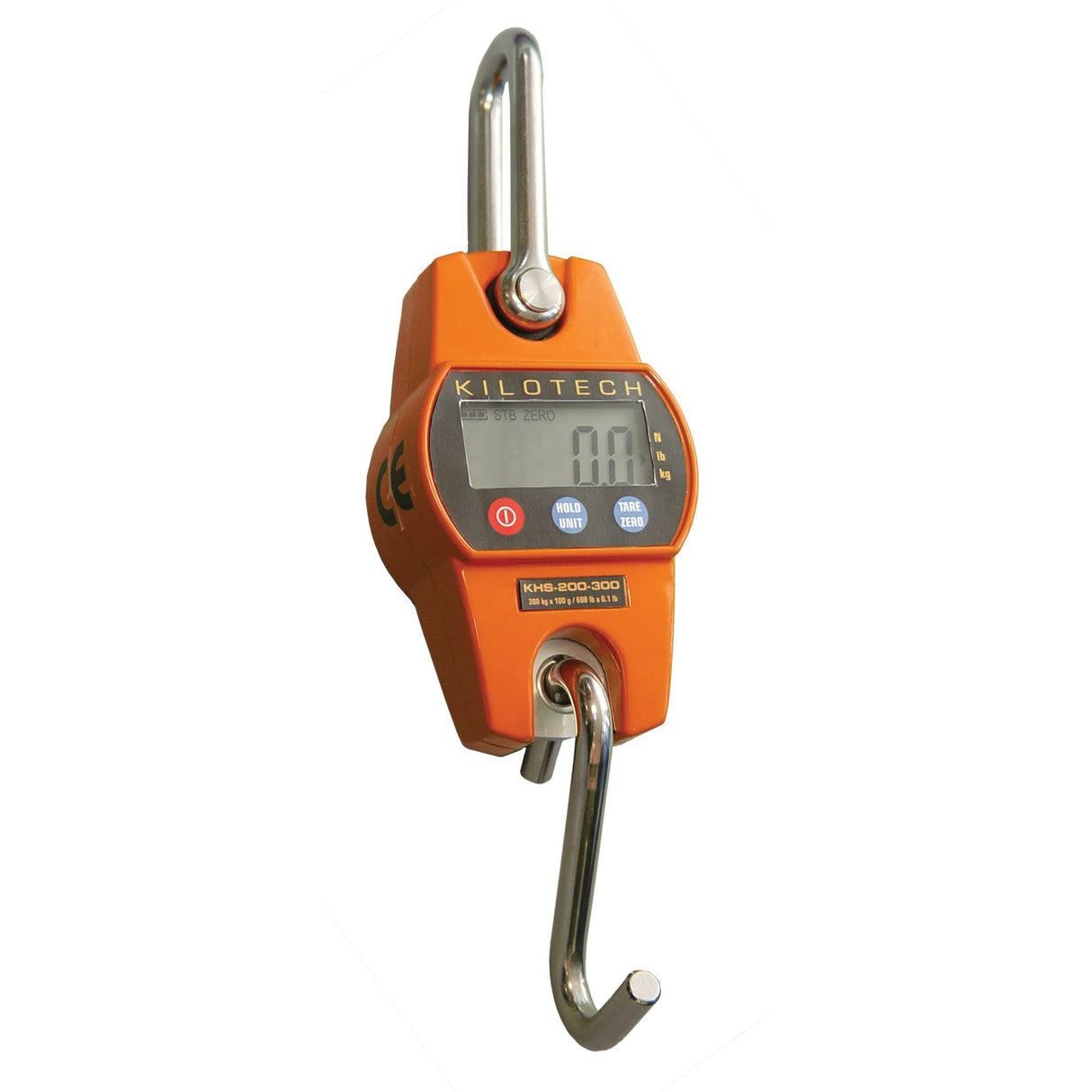 Mini Digital Crane Scales, 600 lbs./272.16 kg Capacity, 0.2 lbs. / 0.1 kg Graduations