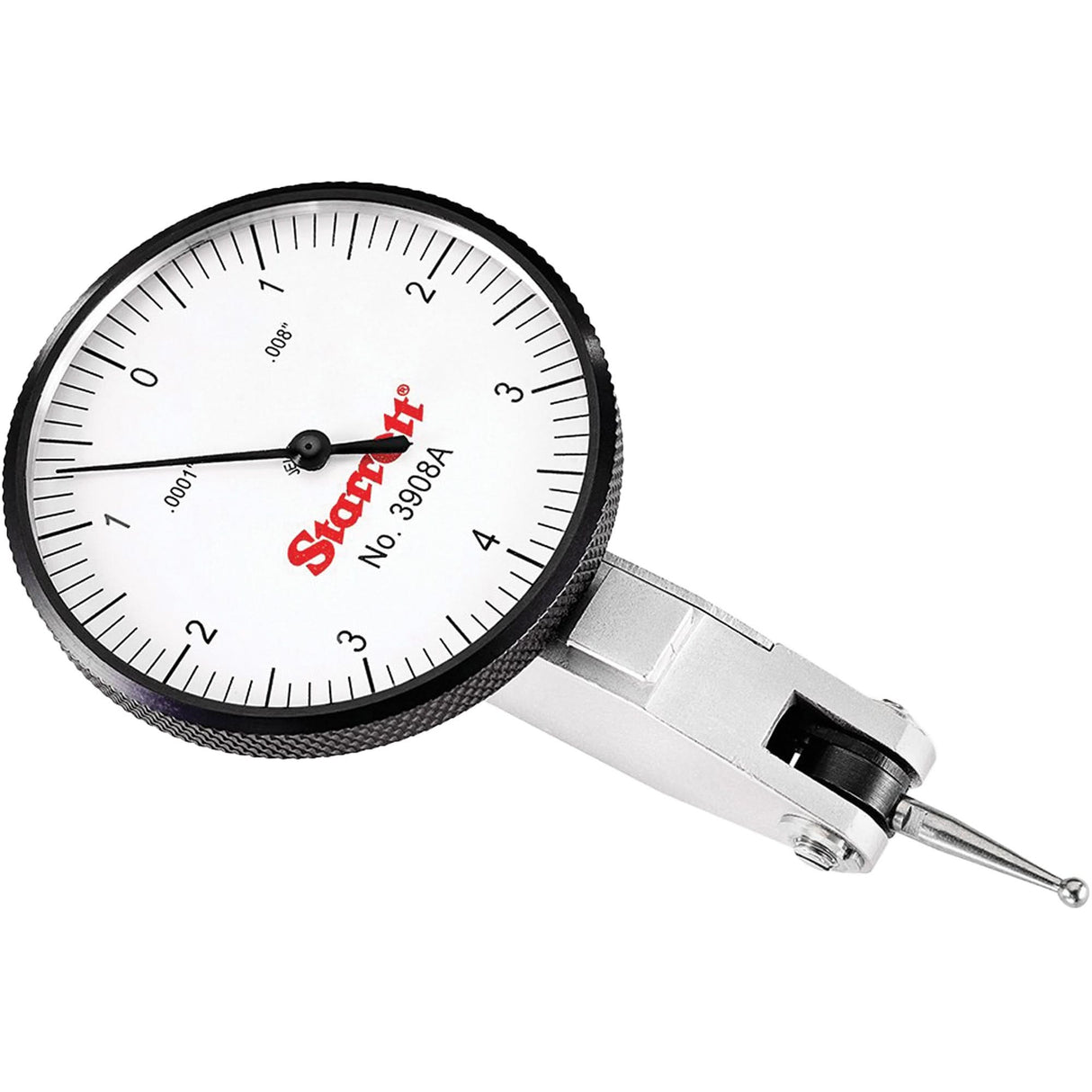 Dial Test Indicator with Dovetail Mount, 0" - 0,008" Range