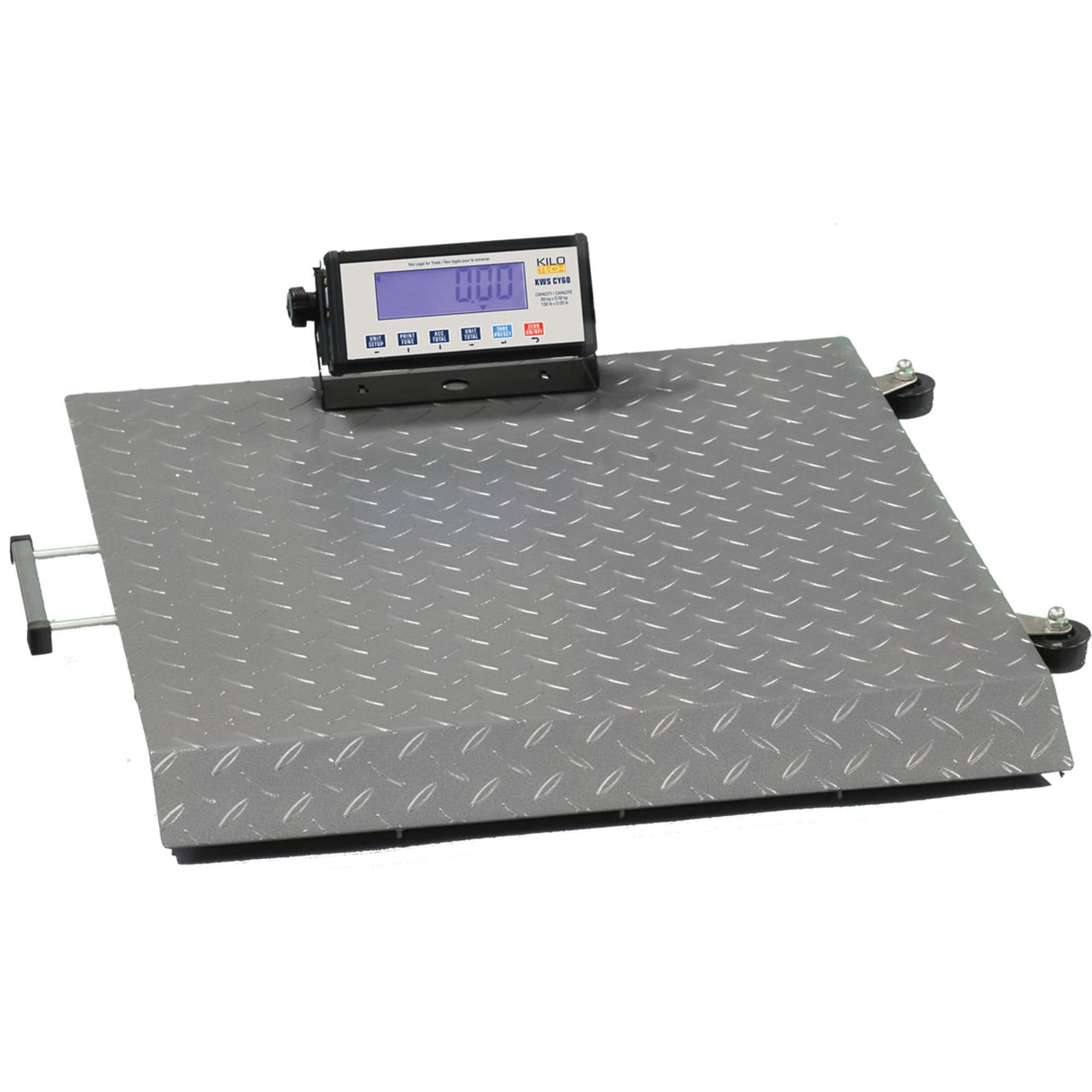 KWS CY-60 Platform Scale, 132 lbs. / 60 kg Capacity, 18" L x 18" W