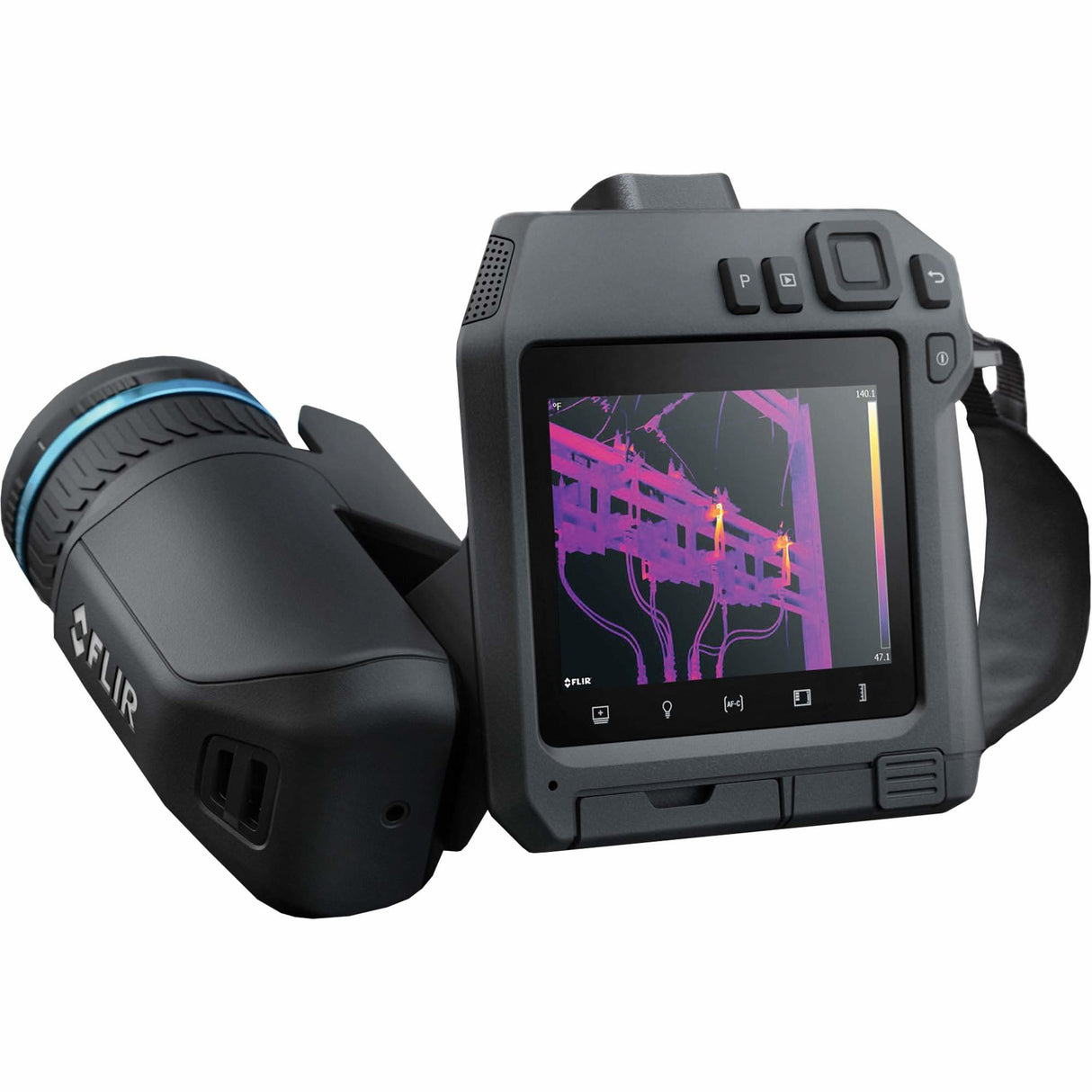 T840 High-Performance Thermal Camera with Viewfinder, 14°, 24° & 42° Lens, 464 x 348 pixels, -20° - 1500°C (-4° - 2732°F), 30 mK