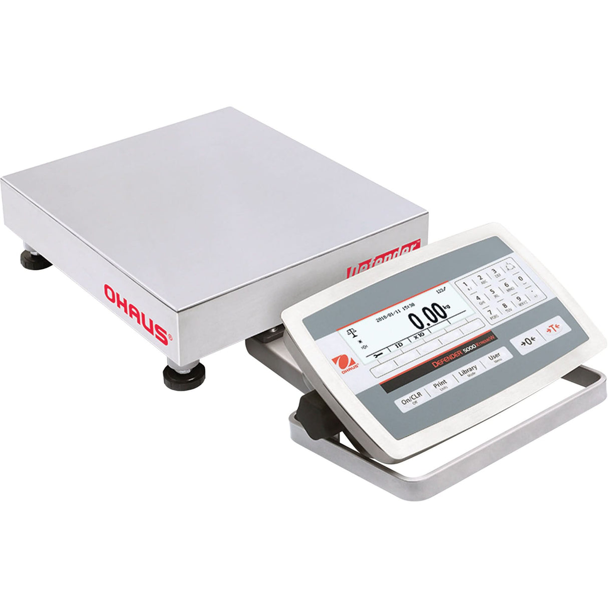 DEFENDER™ 5000 Multifunctional Stainless Steel Washdown Bench Scale, 100 lbs. Cap., 0.005 lbs. Graduations
