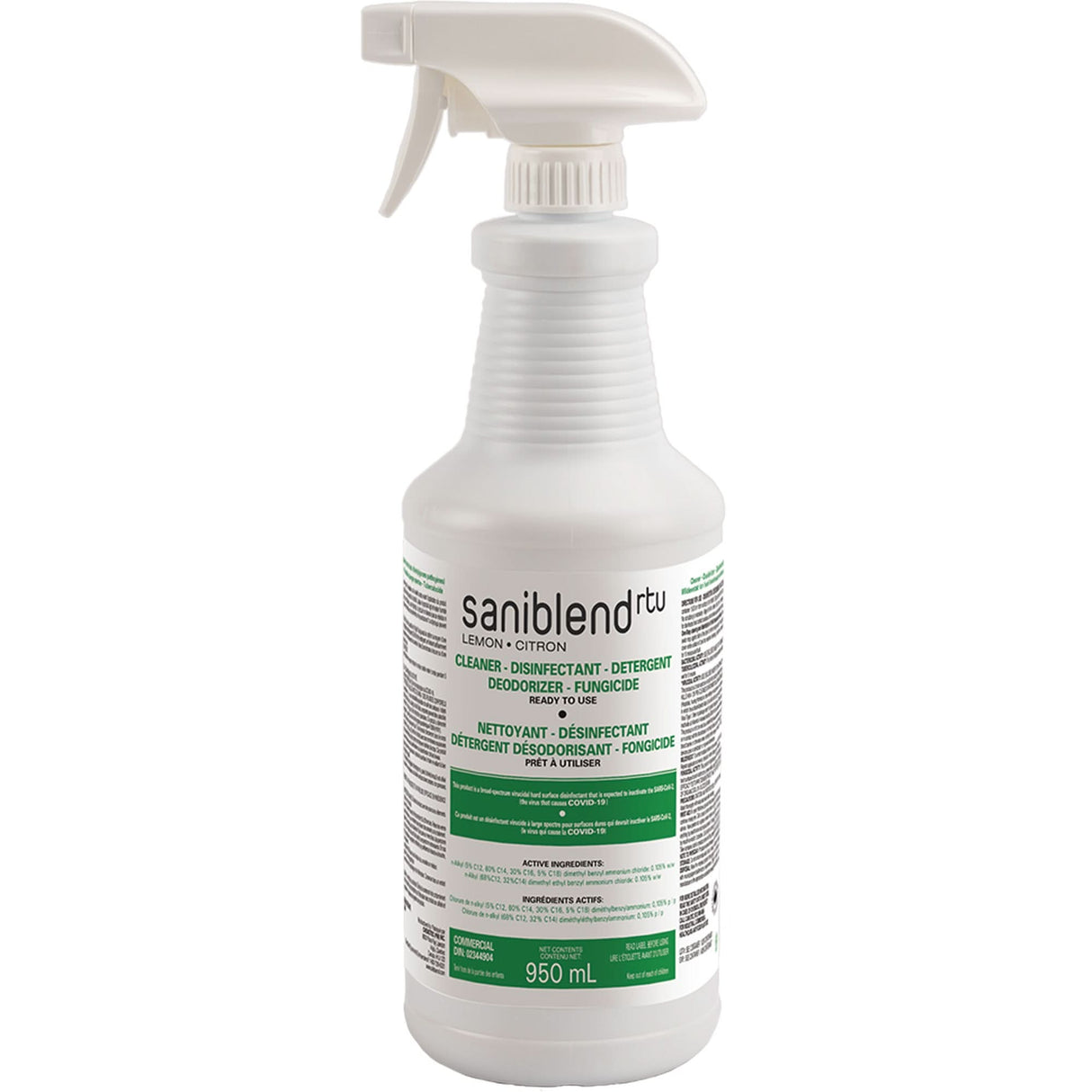 SaniBlend™ Ready-To-Use Disinfectant & Sanitizer, 950 ml, Trigger Bottle