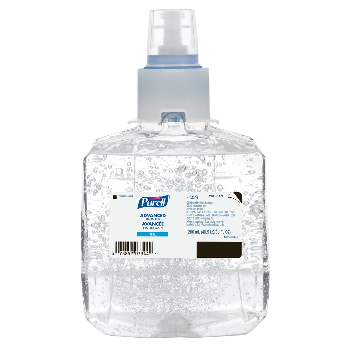 LTX-12™Advanced Hand Sanitizer, 1200 ml, Cartridge Refill, 70% Alcohol