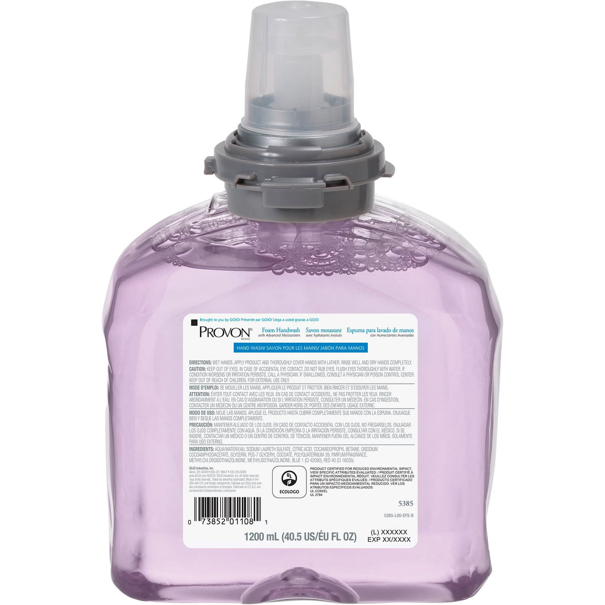 Cranberry Hand Soap with Advanced Moisturizers for PROVON® TFX™ Dispenser, Foam, 1200 ml, Scented