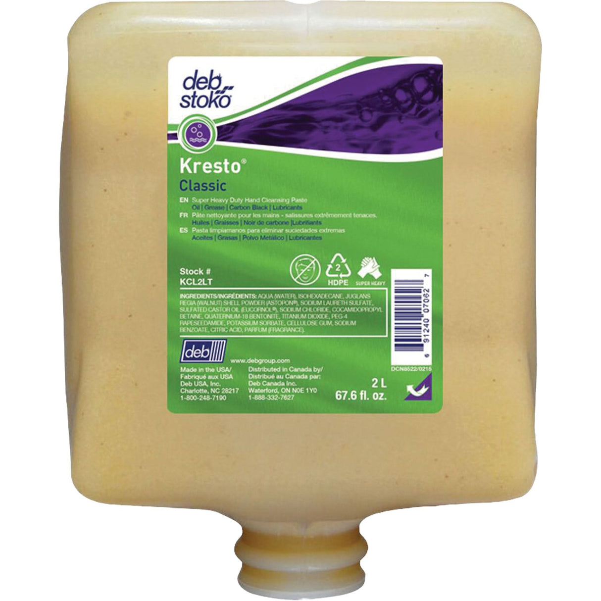 Kresto® Classic Super Heavy-Duty Hand Cleaner, Pumice, 2 L, Refill, Scented