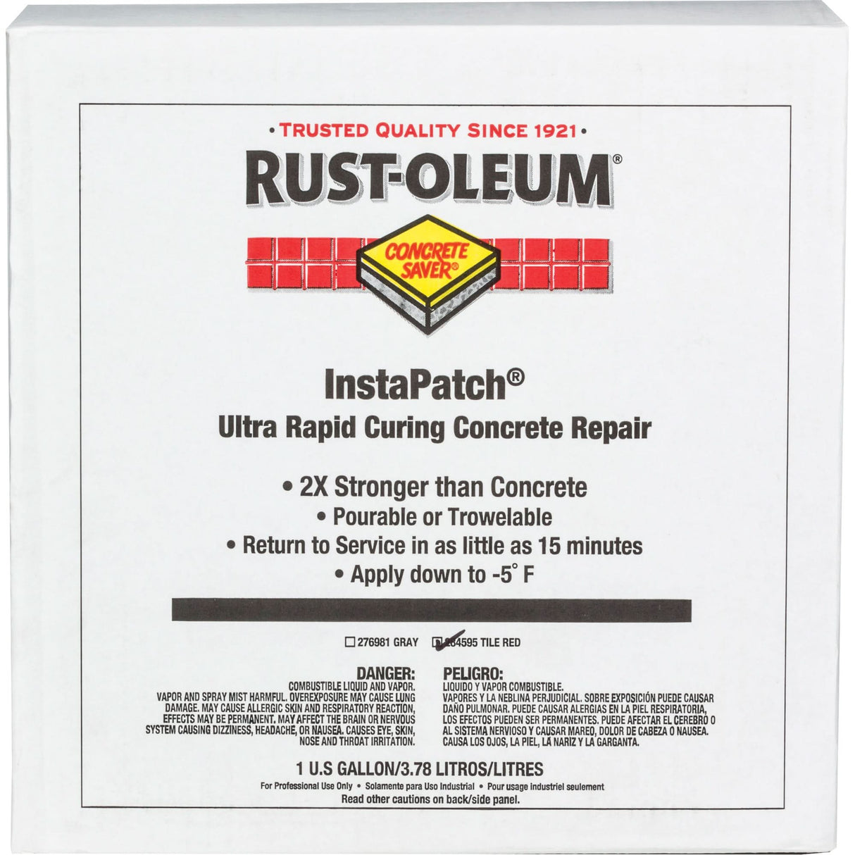 Concrete Saver® InstaPatch® Concrete Repair, Kit, Red