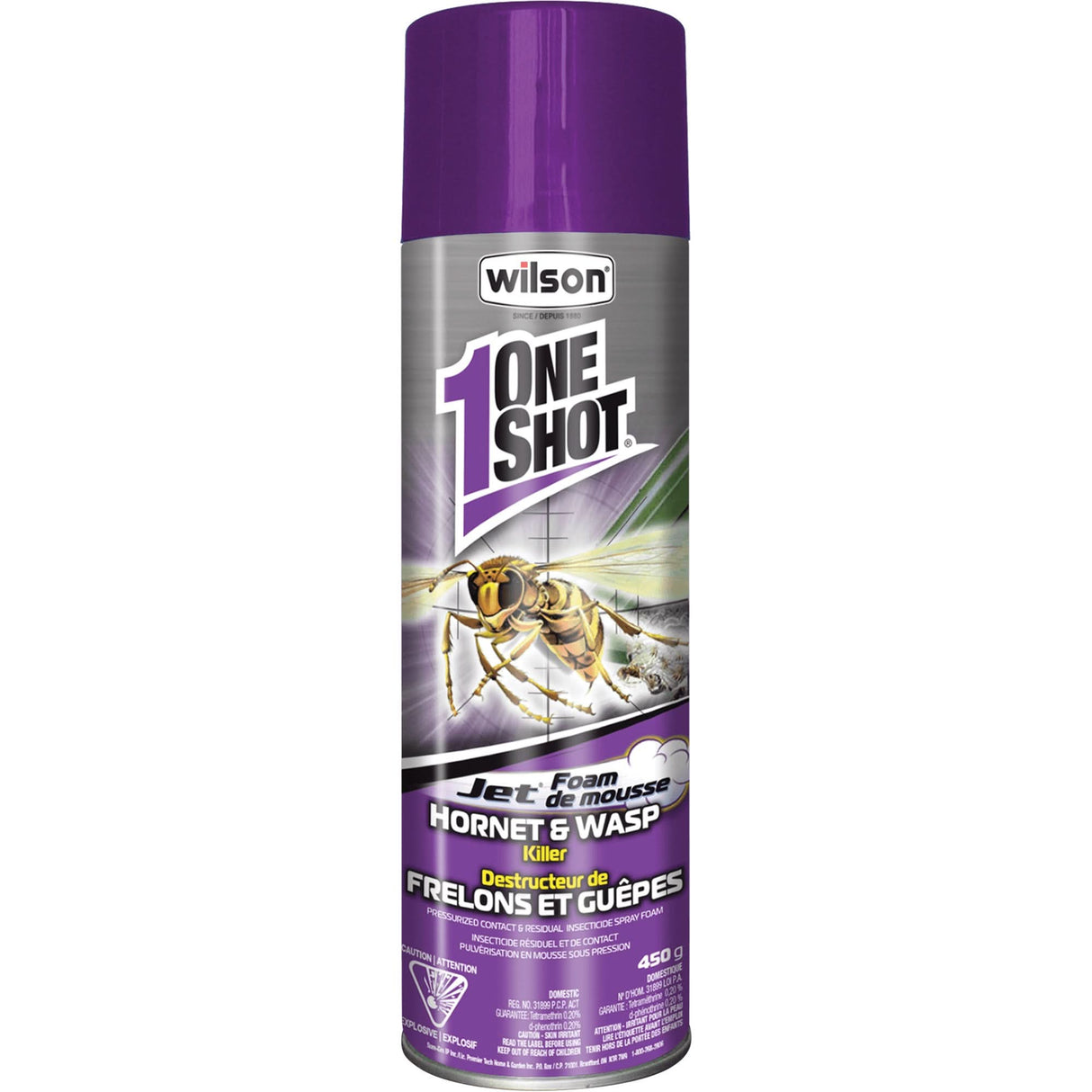 One Shot Wasp & Hornet Repellent, 450 g, Aerosol Can