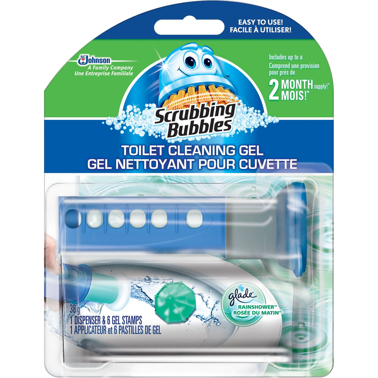 Scrubbing Bubbles® Toilet Cleaning Gel, 38 g, Tablet
