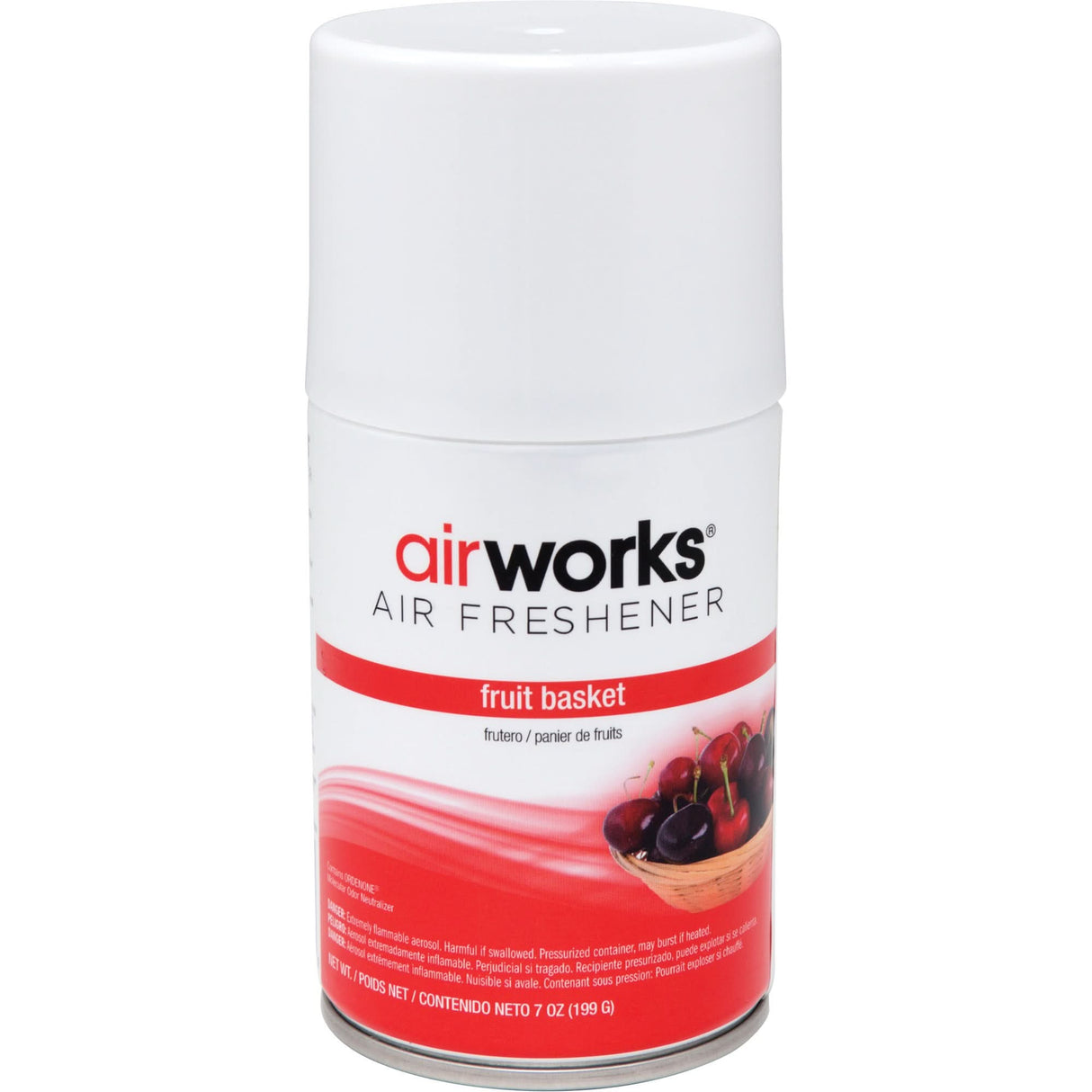 AirWorks® Metered Air Fresheners, Fruit Basket, Aerosol Can