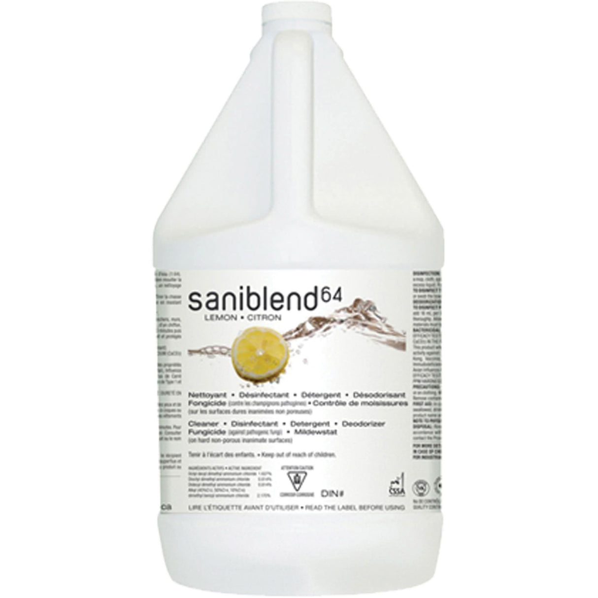 SaniBlend™ 64 Disinfectant Cleaner, 4 L, Jug