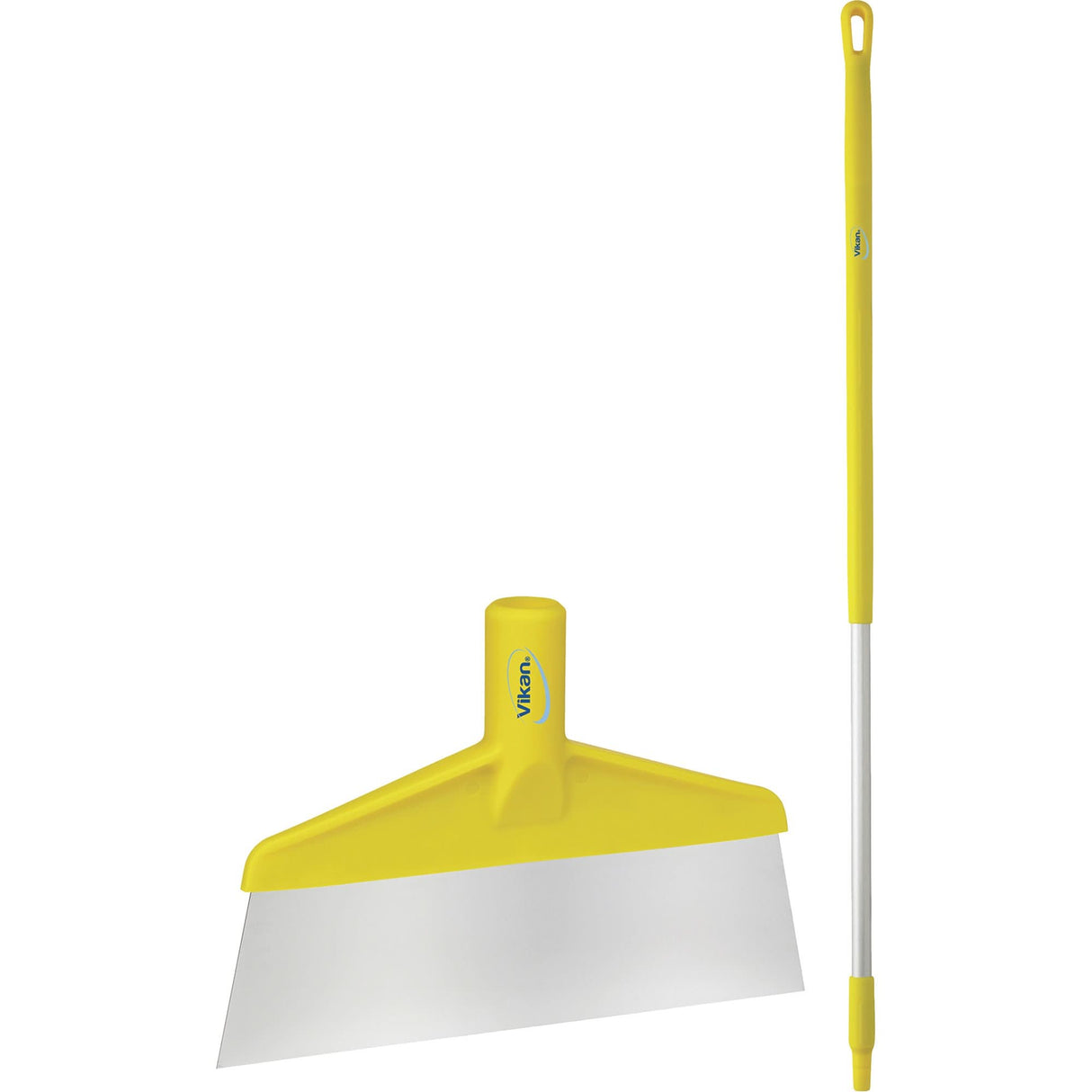 Floor Scraper with Handle, Yellow, 9-3/5" W x 55-9/10" L