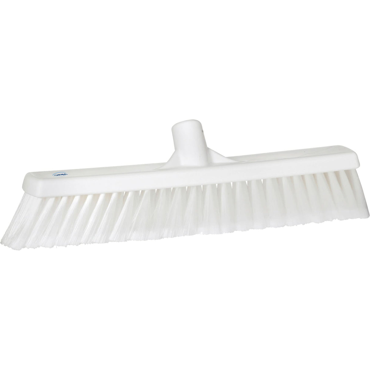 Fine Particle Push Broom, Fine/Split Bristles, 16-1/4", Polypropylene, White