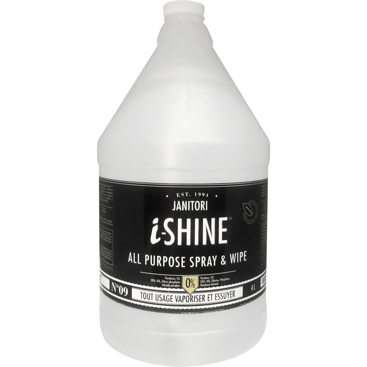 Janitori™ All-Purpose i-Shine™ Spray & Wipe, 4 L, Jug