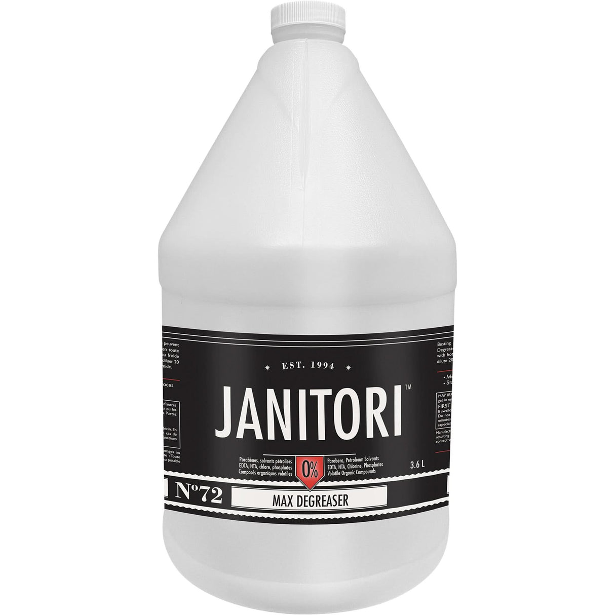 Janitori™ 72 Max Degreaser, 4 L, Jug