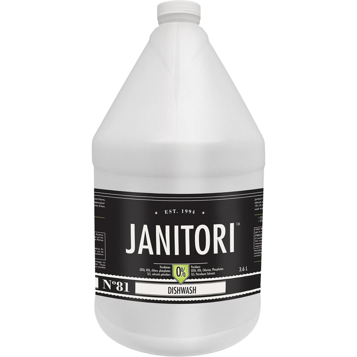 Janitori™ 81 Dishwash Cleaner, Liquid, 4 L