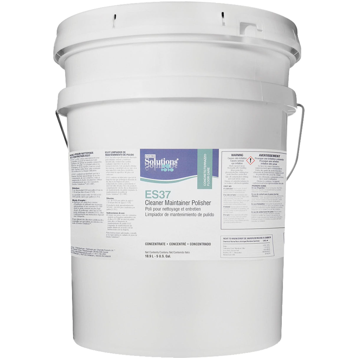 ES37 Cleaner Maintainer Polisher, 18.9 L, Pail